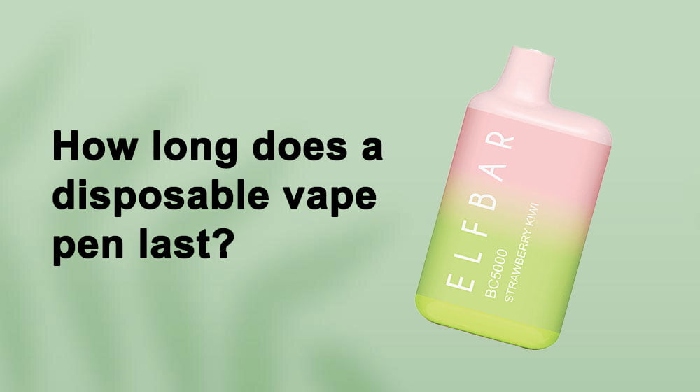 How long does a disposable vape pen last?