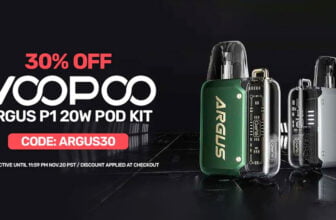 VooPoo Argus P1 20W Pod Kit 30% off