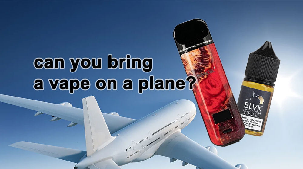 can you bring a vape on a plane?