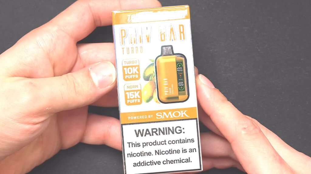 SMOK Priv Bar Turbo 15000 front of package
