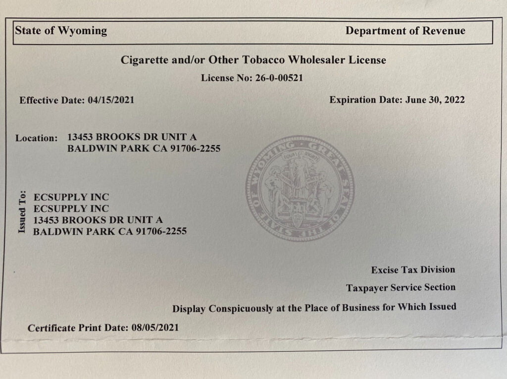 Obtain The Necessary Vape Licenses And Permits