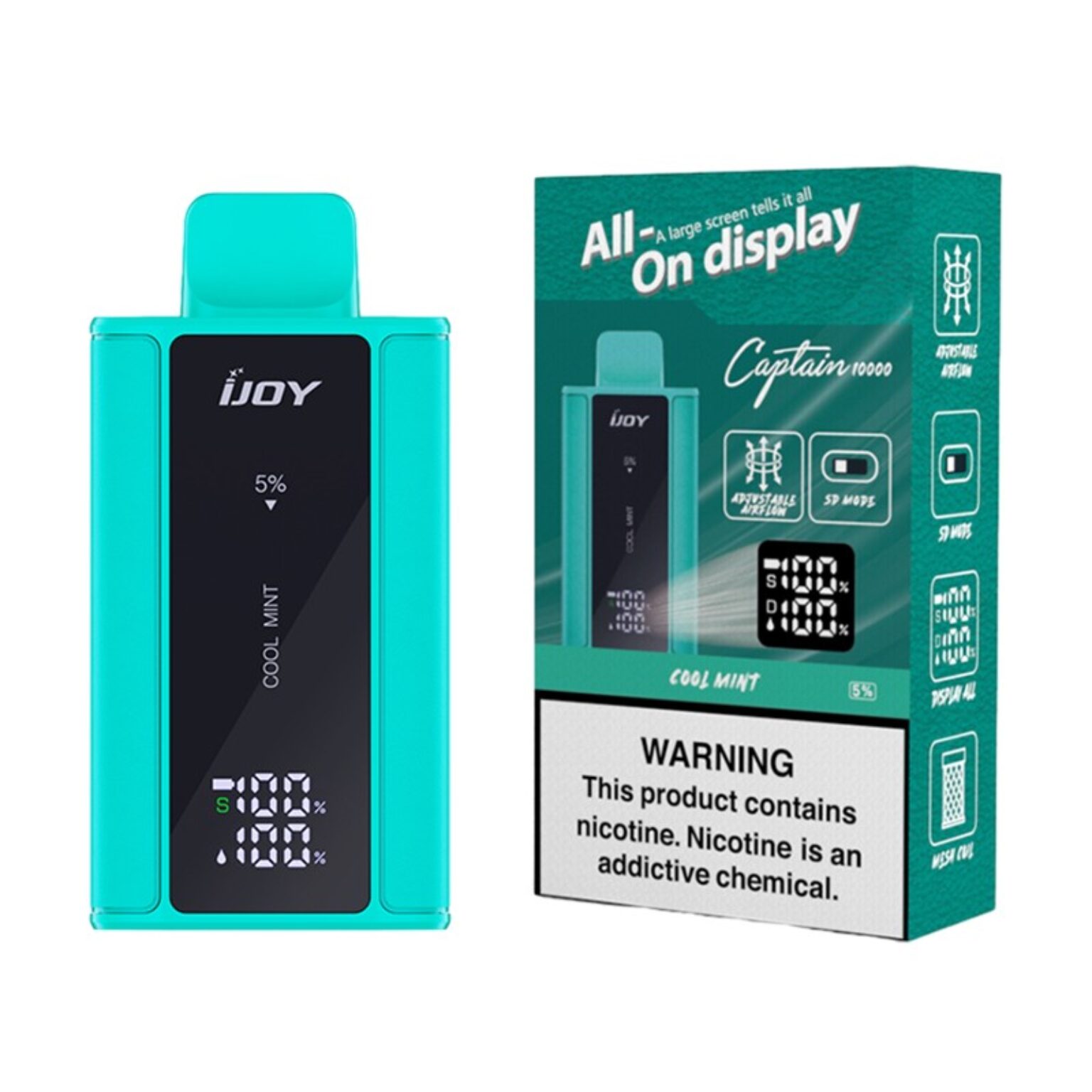 IJOY Captain 10000 Disposable Vape 10000 Puffs - Vape Prices