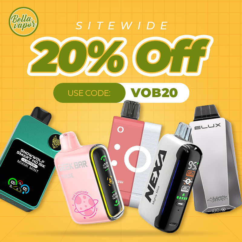 Exclusive Deal: Enjoy 20% Off Site-Wide with Bellavapor!