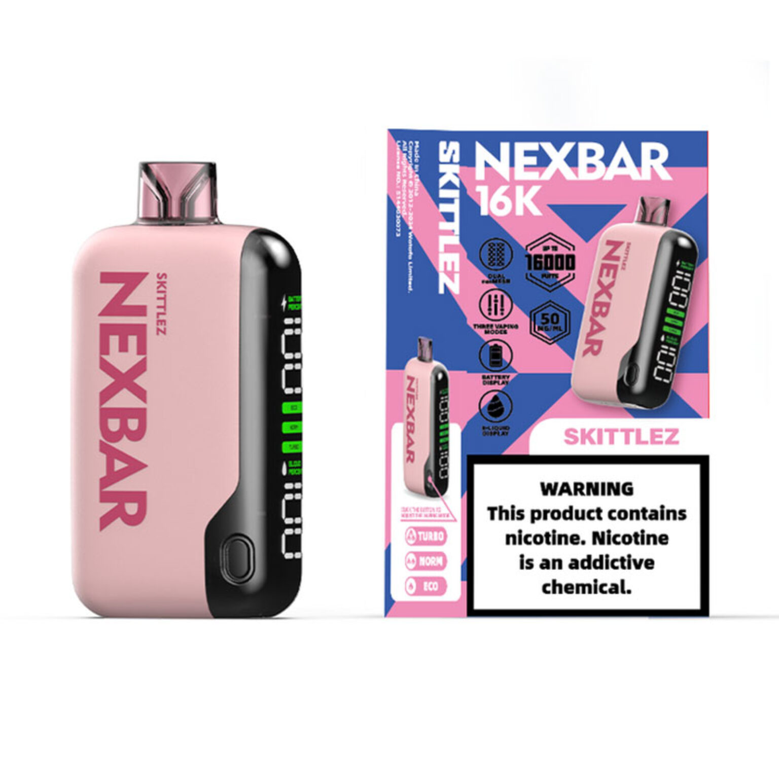 Wotofo Nexbar 16k Disposable Vape 16000 Puffs - Vape Prices