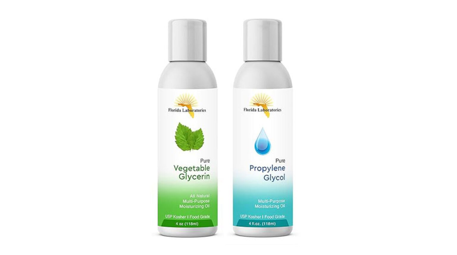 Propylene glycol and vegetable glycerin form the base of every vape liquid