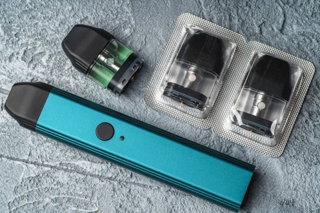 Pod system vapes typically consist of two primary components