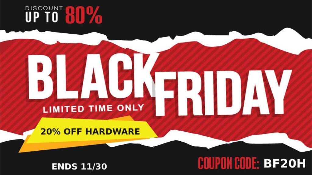 20% OFF Hardware