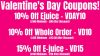 Ejuice Connect Valentine's Day Coupons