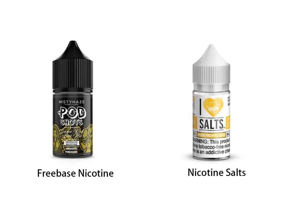 Freebase Nicotine and Nicotine Salts