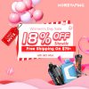 Více Vaping Women's Day Sale – 18% SLEVA