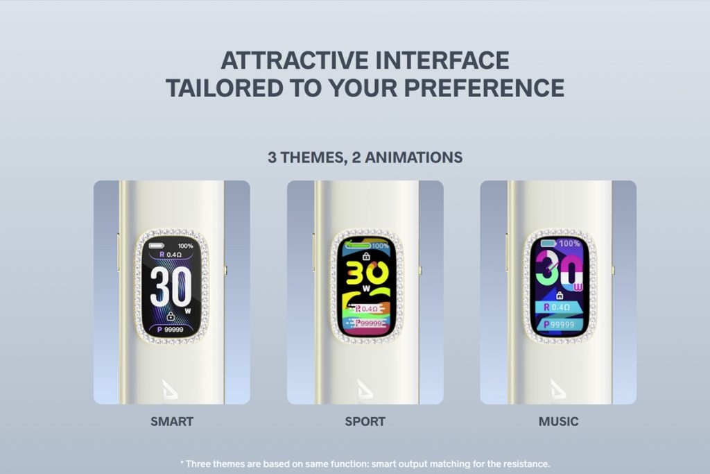ATTRACTIVE INTERFACE
TAILORED TO YOUR PREFERENCE