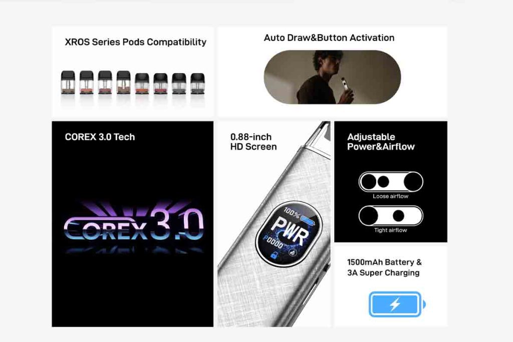 Vaporesso XROS 5 Product Features