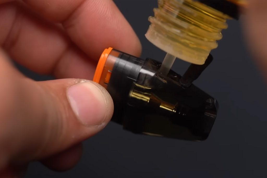 Refilling the oil