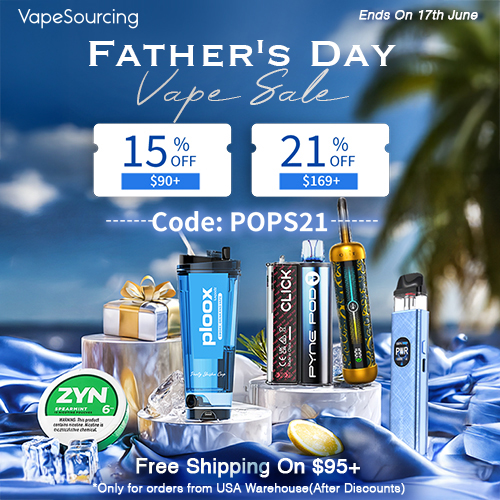 VapeSourcing Launches a Limited-Time Father's Day Promotion, a Gift for Father's Day