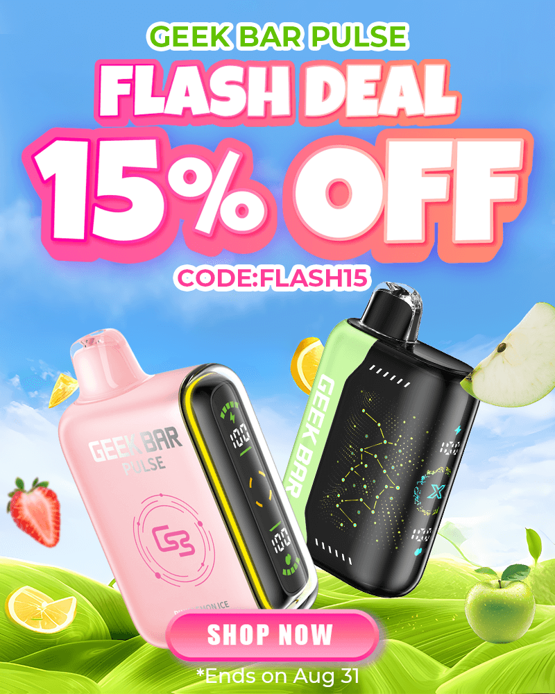 Flash Sale: 15% OFF Geek Bar Pulse!