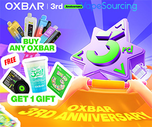 Grab Your OXBAR Vape and Enjoy a Free Gift