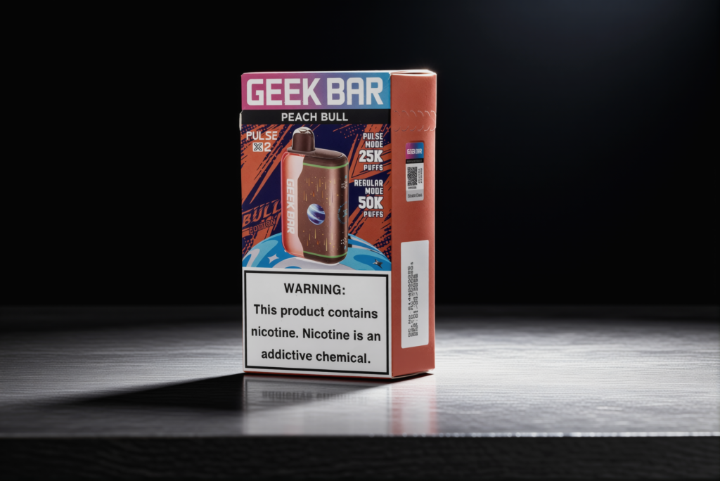 Geek Bar Pulse X2 50Kの本体パッケージとデザイン