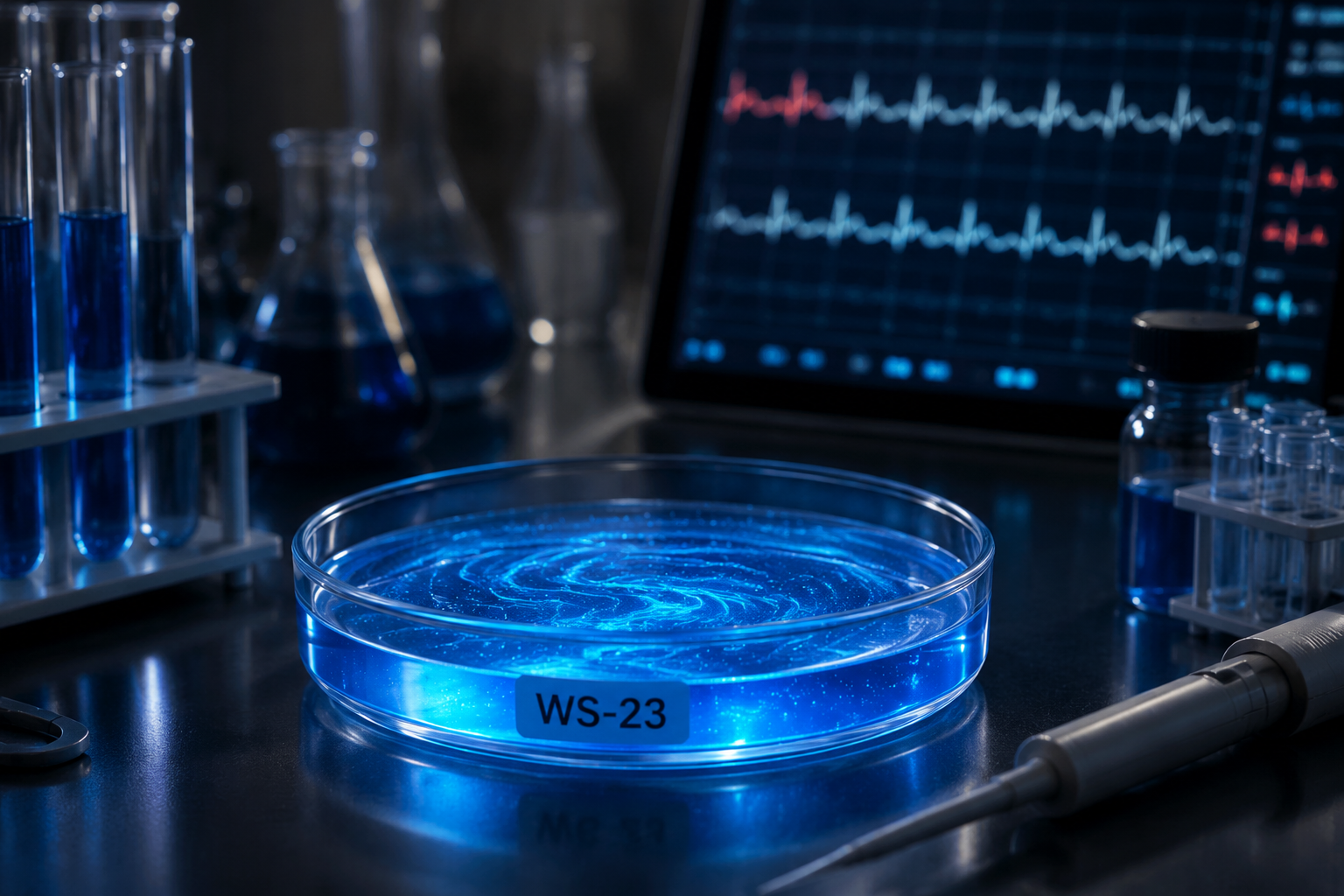 Laboratory study of WS-23 cooling agent showing cardiac arrhythmia effects - AHA research