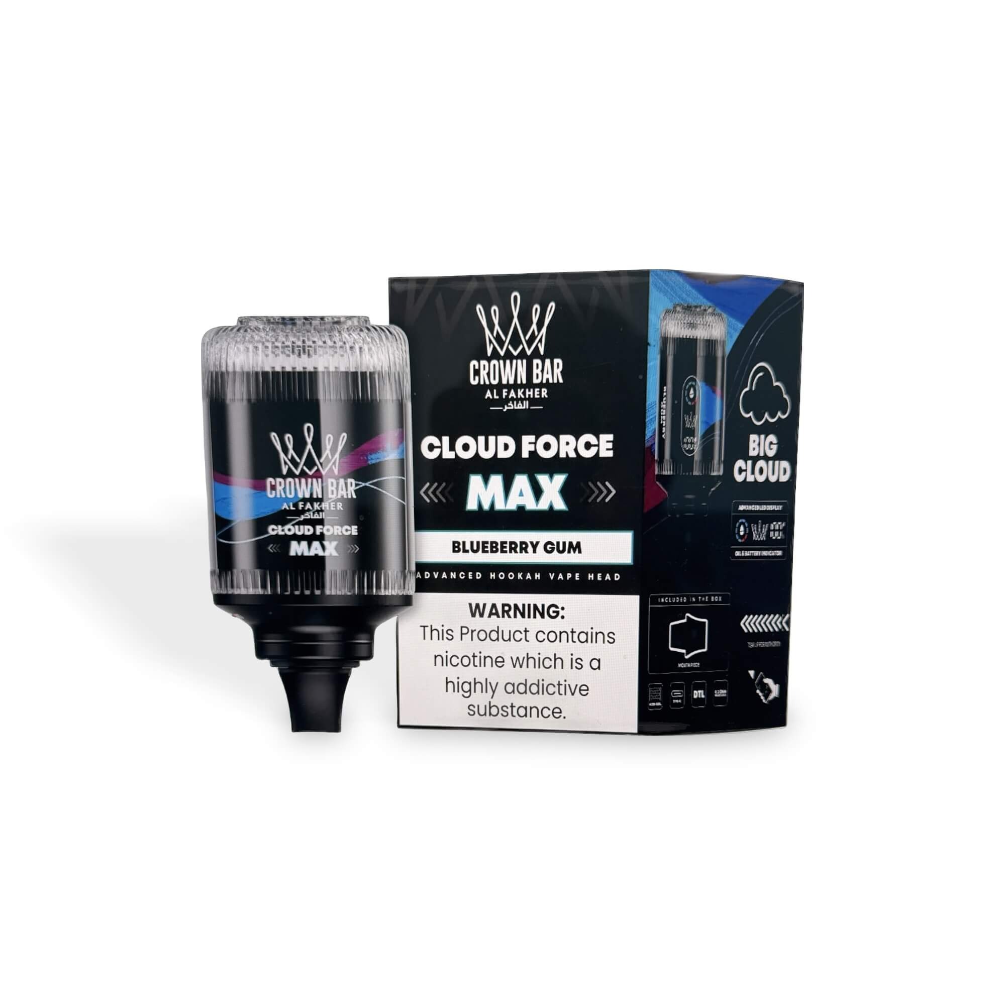 Al Fakher Crown Bar Cloud Force Max 50K Disposable Vape 0.5%