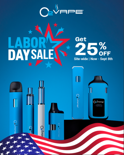 O2VAPE Labor Day weekend sale 2026