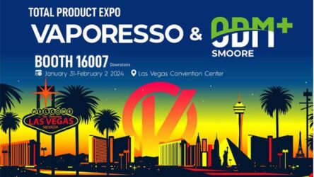 VAPORESSO and SMOORE ODM+ Join Forces for the First Time at Las Vegas Total Product Expo