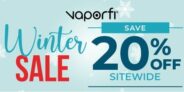 Скидка 20% на зимнюю распродажу VaporFi