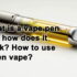 What are the benefits of disposable vapes?